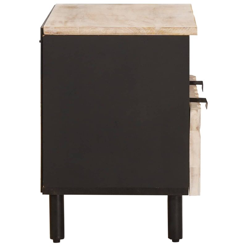 Casa si Gradina - Mobilier - Comode si corpuri - Comode - Cabinet TV cu sertar Finisaj Alb Spalat 70 x 33,5 x 46 cm - Infinity.ro