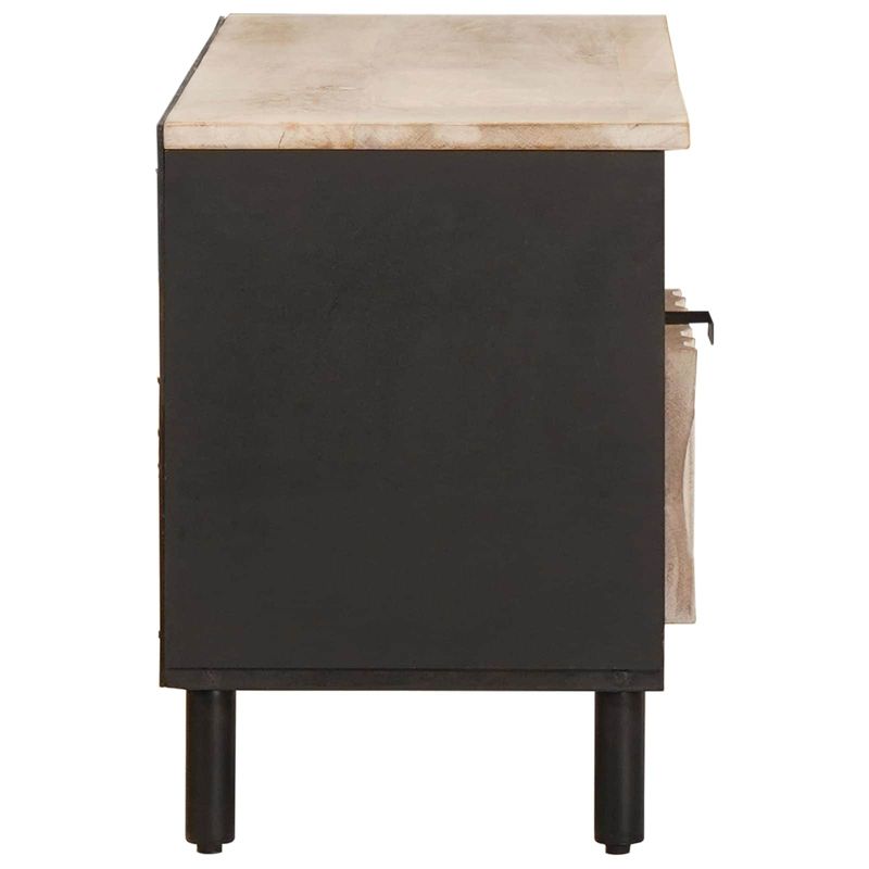Casa si Gradina - Mobilier - Comode si corpuri - Comode - Cabinet TV cu sertar Finisaj Alb Spalat 100 x 33,5 x 46 cm - Infinity.ro