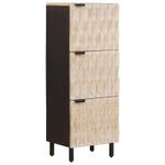 Casa si Gradina - Mobilier - Dulapuri si sifoniere - Dulapuri - Bufet Finisaj Alb Spalat 40 x 33,5 x 110 cm Lemn de mango solid - Infinity.ro