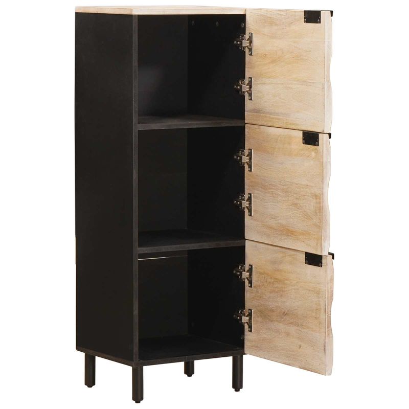Casa si Gradina - Mobilier - Dulapuri si sifoniere - Dulapuri - Bufet Finisaj Alb Spalat 40 x 33,5 x 110 cm Lemn de mango solid - Infinity.ro