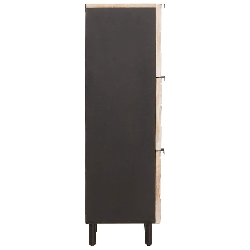 Casa si Gradina - Mobilier - Dulapuri si sifoniere - Dulapuri - Bufet Finisaj Alb Spalat 40 x 33,5 x 110 cm Lemn de mango solid - Infinity.ro