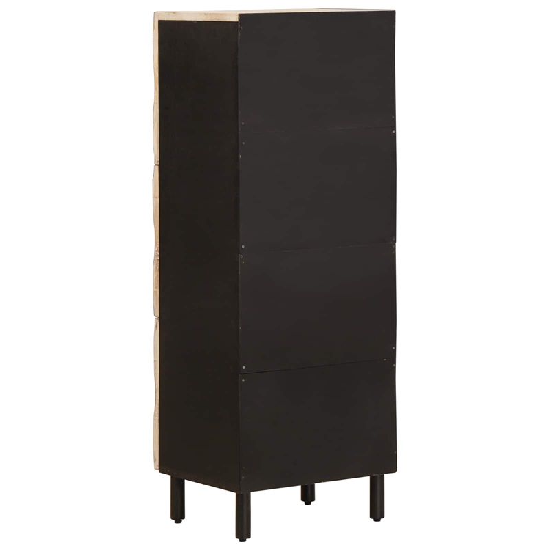 Casa si Gradina - Mobilier - Dulapuri si sifoniere - Dulapuri - Bufet Finisaj Alb Spalat 40 x 33,5 x 110 cm Lemn de mango solid - Infinity.ro