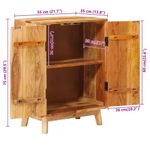 Casa si Gradina - Mobilier - Comode si corpuri - Comode - Dulapuri de depozitare Maro 55 x 35 x 75 cm Lemn de mango solid - Infinity.ro