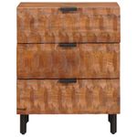 Casa si Gradina - Mobilier - Comode si corpuri - Noptiere - Dulap de noapte Maro 50 x 33 x 60 cm Lemn de mango solid - Infinity.ro