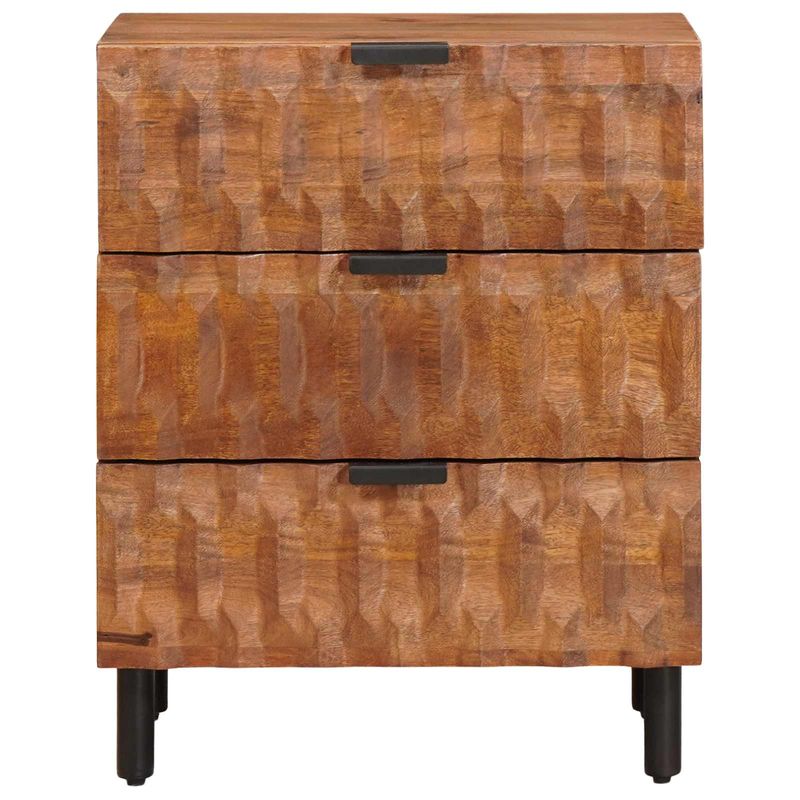 Casa si Gradina - Mobilier - Comode si corpuri - Noptiere - Dulap de noapte Maro 50 x 33 x 60 cm Lemn de mango solid - Infinity.ro