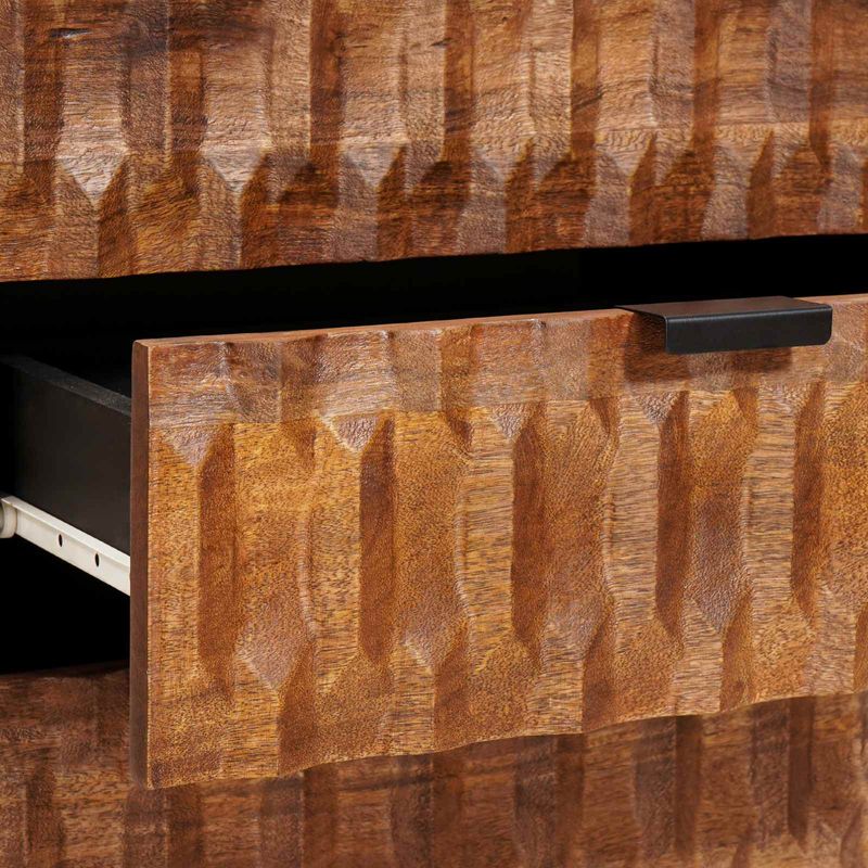 Casa si Gradina - Mobilier - Comode si corpuri - Noptiere - Dulap de noapte Maro 50 x 33 x 60 cm Lemn de mango solid - Infinity.ro
