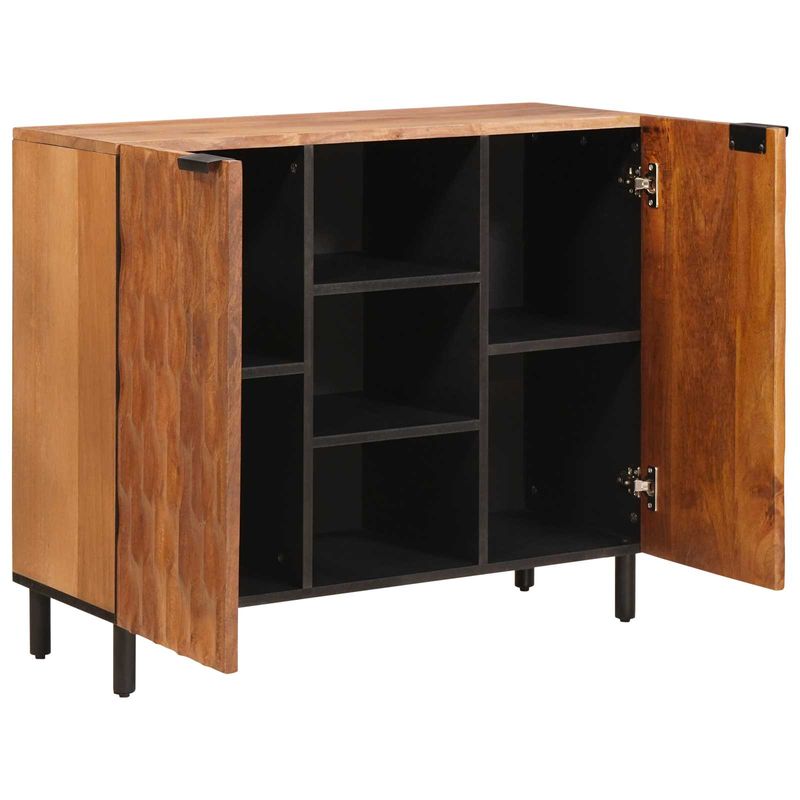 Casa si Gradina - Mobilier - Dulapuri si sifoniere - Dulapuri - Bufet Finisaj Acacia Maro 90 x 33,5 x 75 cm Lemn de mango solid - Infinity.ro