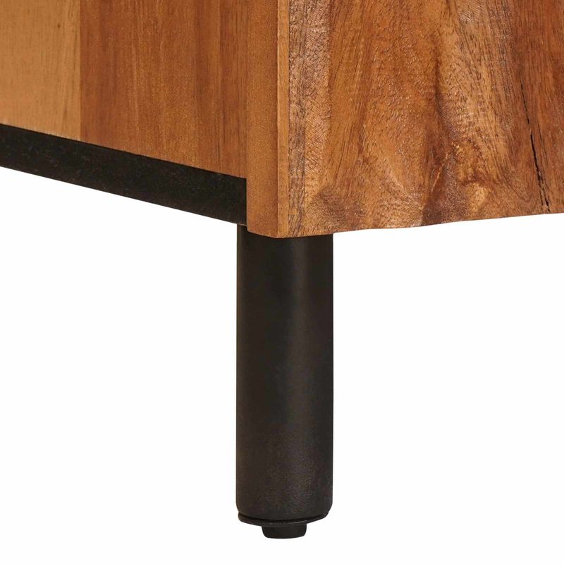 Casa si Gradina - Mobilier - Dulapuri si sifoniere - Dulapuri - Bufet Finisaj Acacia Maro 90 x 33,5 x 75 cm Lemn de mango solid - Infinity.ro