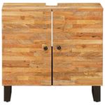Casa si Gradina - Mobilier - Mobilier baie - Comode baie - Dulap pentru Chiuveta de Baie cu usa natural 62 x 33 x 58 cm - Infinity.ro