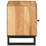 Casa si Gradina - Mobilier - Comode si corpuri - Noptiere - Dulap de noapte natural 40 x 33,5 x 46 cm Lemn de mango solid - Infinity.ro