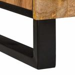 Casa si Gradina - Mobilier - Comode si corpuri - Noptiere - Dulap de noapte natural 40 x 33,5 x 46 cm Lemn de mango solid - Infinity.ro