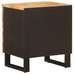 Casa si Gradina - Mobilier - Comode si corpuri - Noptiere - Dulap de noapte Maro 40 x 33,5 x 46 cm Lemn de mango solid - Infinity.ro