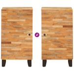 Casa si Gradina - Mobilier - Dulapuri si sifoniere - Dulapuri - Dulap lateral cu usa Maro 40 x 33,5 x 75 cm Lemn de mango solid - Infinity.ro