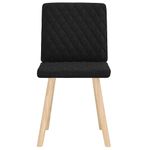 Casa si Gradina - Mobilier - Scaune si fotolii - Scaune - Scaune de bucatarie, 2 buc. negru, textil - Infinity.ro