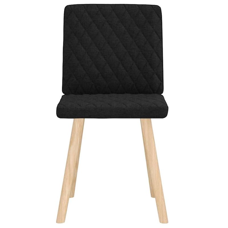 Casa si Gradina - Mobilier - Scaune si fotolii - Scaune - Scaune de bucatarie, 2 buc. negru, textil - Infinity.ro