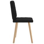 Casa si Gradina - Mobilier - Scaune si fotolii - Scaune - Scaune de bucatarie, 2 buc. negru, textil - Infinity.ro