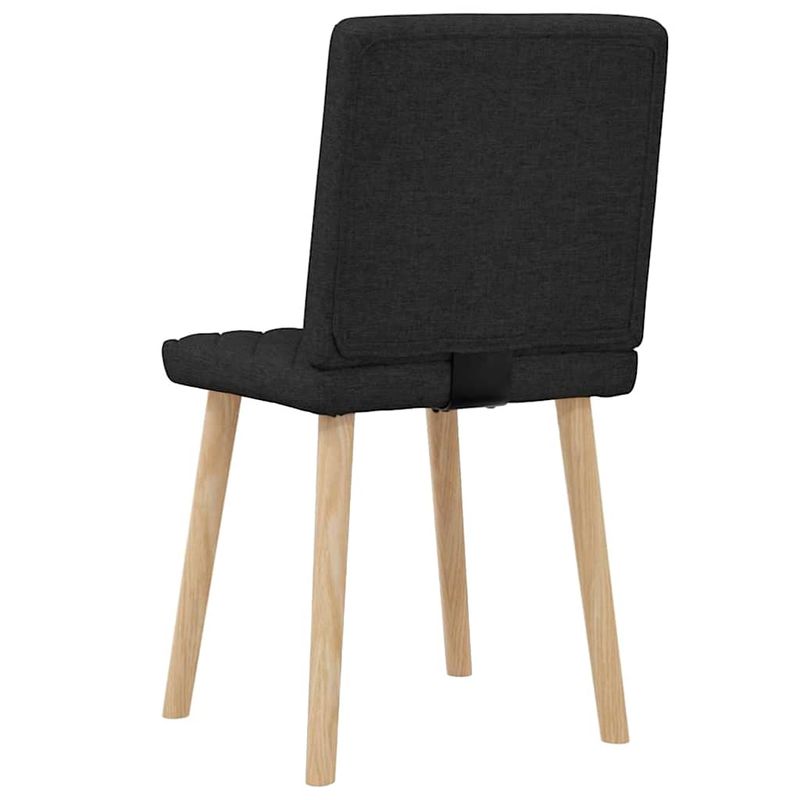 Casa si Gradina - Mobilier - Scaune si fotolii - Scaune - Scaune de bucatarie, 2 buc. negru, textil - Infinity.ro
