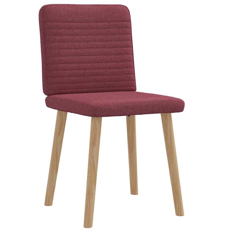 Casa si Gradina - Mobilier - Scaune si fotolii - Scaune - Scaune de bucatarie, 2 buc., rosu vin, material textil - Infinity.ro