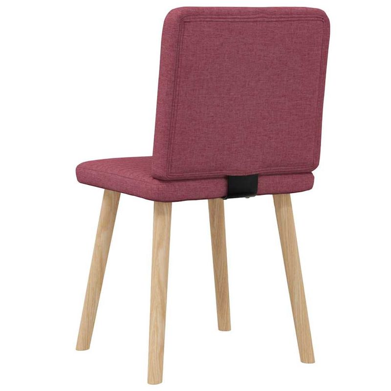 Casa si Gradina - Mobilier - Scaune si fotolii - Scaune - Scaune de bucatarie, 2 buc., rosu vin, material textil - Infinity.ro