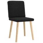 Casa si Gradina - Mobilier - Scaune si fotolii - Scaune - Scaune de bucatarie, 2 buc. negru, textil - Infinity.ro