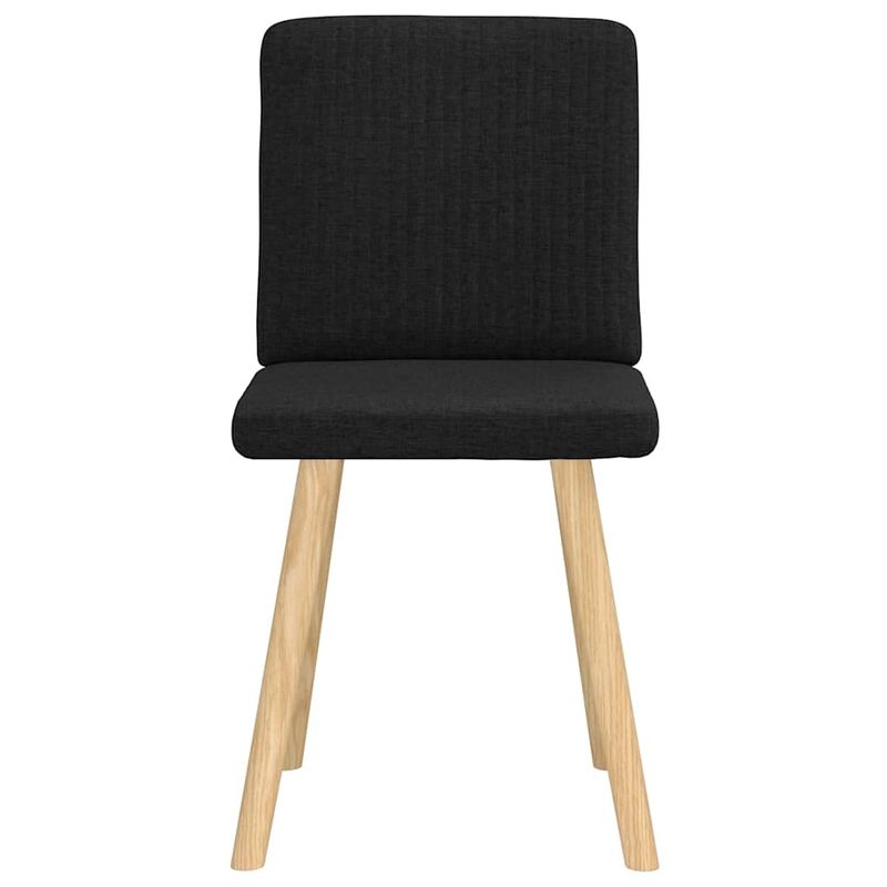 Casa si Gradina - Mobilier - Scaune si fotolii - Scaune - Scaune de bucatarie, 2 buc. negru, textil - Infinity.ro