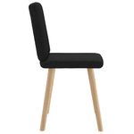 Casa si Gradina - Mobilier - Scaune si fotolii - Scaune - Scaune de bucatarie, 2 buc. negru, textil - Infinity.ro
