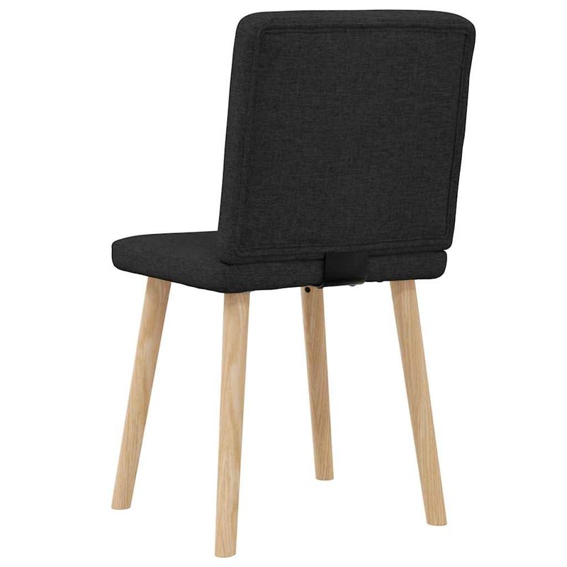 Casa si Gradina - Mobilier - Scaune si fotolii - Scaune - Scaune de bucatarie, 2 buc. negru, textil - Infinity.ro
