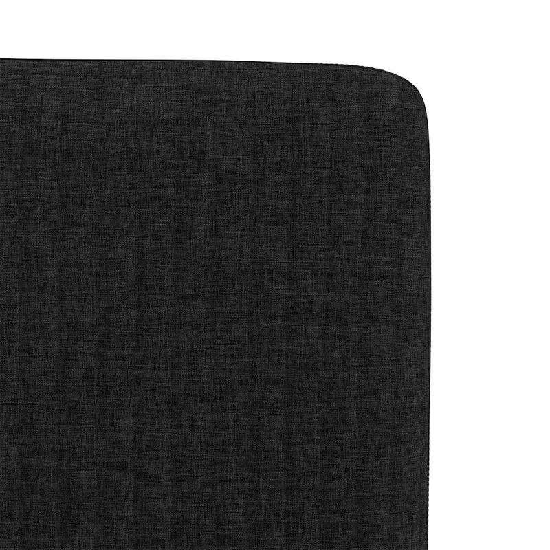 Casa si Gradina - Mobilier - Scaune si fotolii - Scaune - Scaune de bucatarie, 2 buc. negru, textil - Infinity.ro