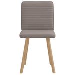 Casa si Gradina - Mobilier - Scaune si fotolii - Scaune - Scaune de bucatarie, 2 buc., gri taupe, material textil - Infinity.ro