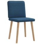 Casa si Gradina - Mobilier - Scaune si fotolii - Scaune - Scaune de bucatarie, 2 buc., albastru, textil - Infinity.ro