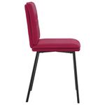 Casa si Gradina - Mobilier - Scaune si fotolii - Scaune - Scaune de bucatarie, 2 buc., rosu vin, catifea - Infinity.ro
