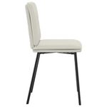 Casa si Gradina - Mobilier - Scaune si fotolii - Scaune - Scaune de bucatarie, 2 buc., crem, catifea - Infinity.ro