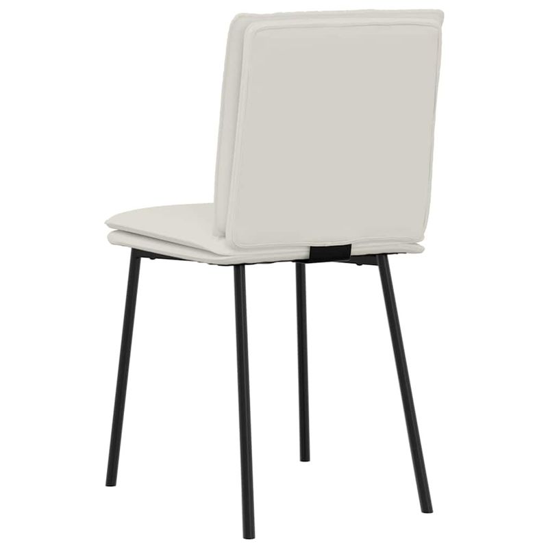 Casa si Gradina - Mobilier - Scaune si fotolii - Scaune - Scaune de bucatarie, 2 buc., crem, catifea - Infinity.ro