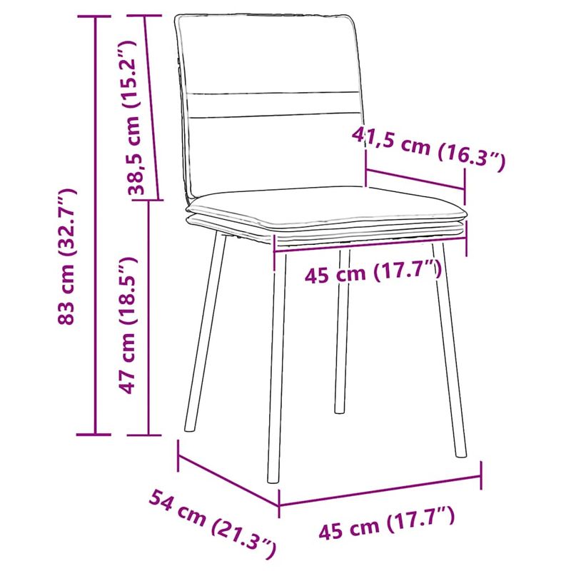 Casa si Gradina - Mobilier - Scaune si fotolii - Scaune - Scaune de bucatarie, 2 buc., rosu vin, catifea - Infinity.ro