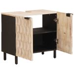 Casa si Gradina - Mobilier - Mobilier baie - Comode baie - Dulap pentru Chiuveta de Baie cu raft Alb 62 x 33 x 58 cm - Infinity.ro