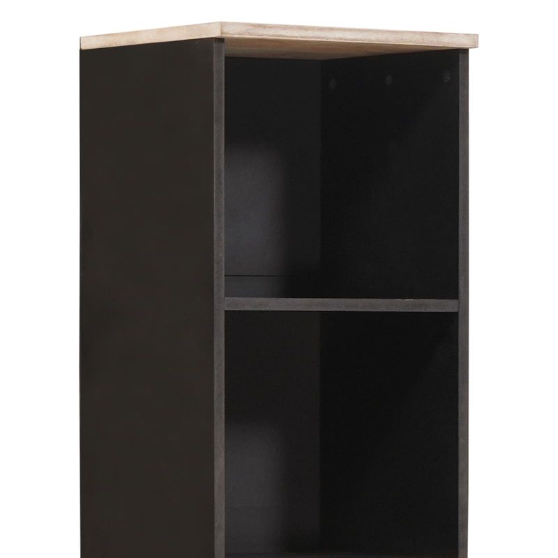 Casa si Gradina - Mobilier - Mobilier baie - Comode baie - Dulap de Baie cu raft Alb 38 x 33 x 160 cm Lemn de mango solid - Infinity.ro