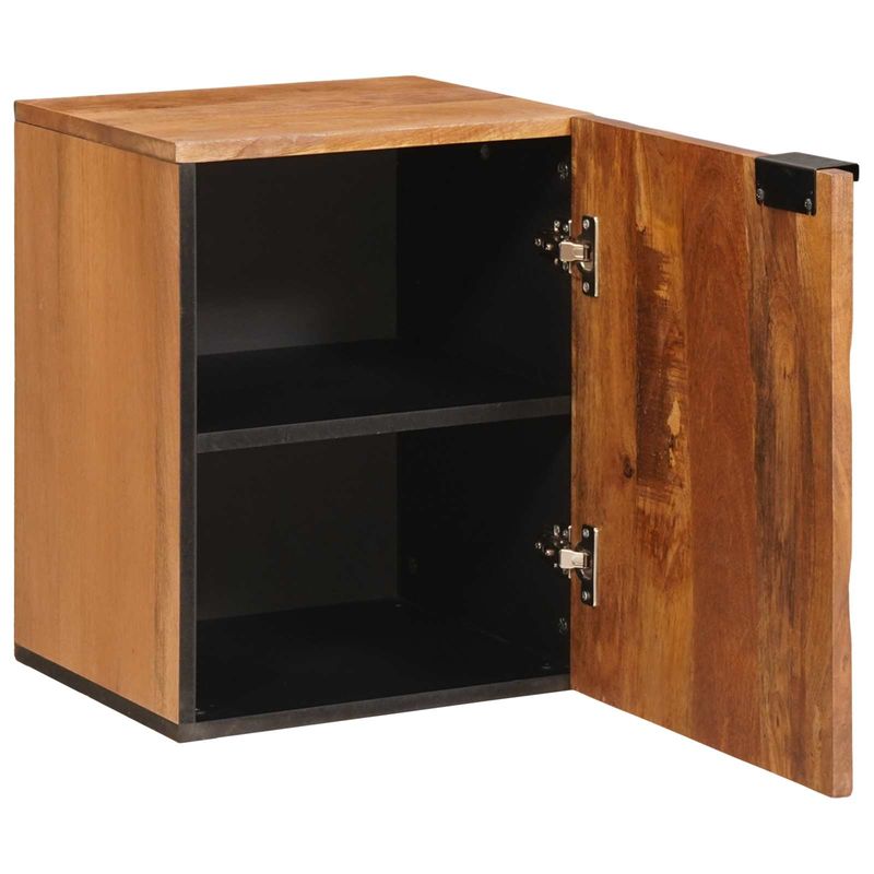 Casa si Gradina - Mobilier - Mobilier baie - Comode baie - Dulap Suspendat pentru Baie cu raft cu usa Maro 38 x 33 x 48 cm - Infinity.ro