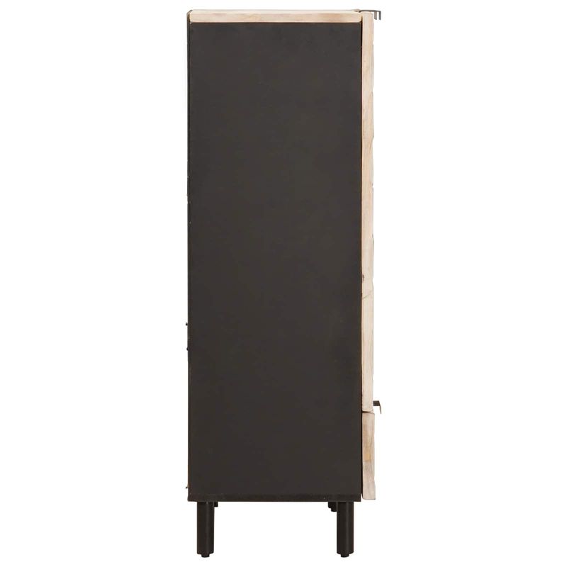 Casa si Gradina - Mobilier - Dulapuri si sifoniere - Dulapuri - Bufet Finisaj Alb Spalat 60 x 33,5 x 100 cm Lemn de mango solid - Infinity.ro