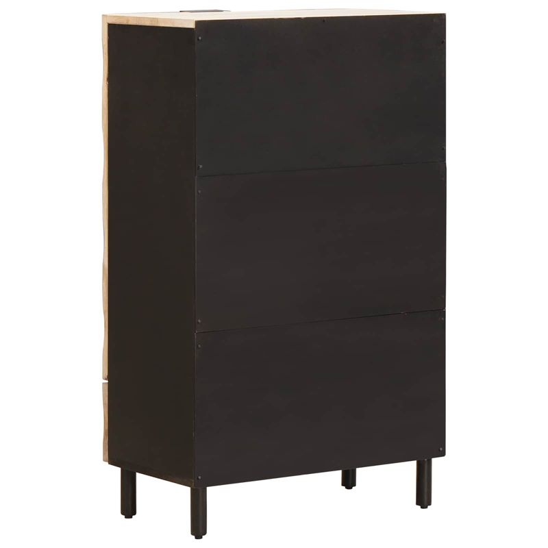 Casa si Gradina - Mobilier - Dulapuri si sifoniere - Dulapuri - Bufet Finisaj Alb Spalat 60 x 33,5 x 100 cm Lemn de mango solid - Infinity.ro