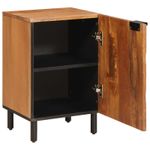 Casa si Gradina - Mobilier - Mobilier baie - Comode baie - Dulap de Baie cu raft Maro 38 x 33 x 58 cm Lemn de mango solid - Infinity.ro