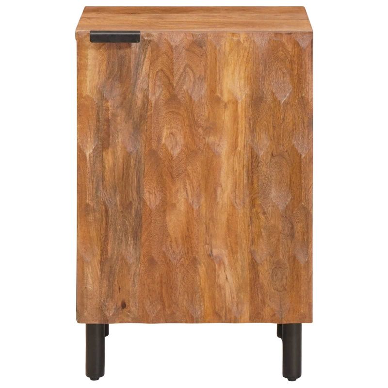 Casa si Gradina - Mobilier - Mobilier baie - Comode baie - Dulap de Baie cu raft Maro 38 x 33 x 58 cm Lemn de mango solid - Infinity.ro