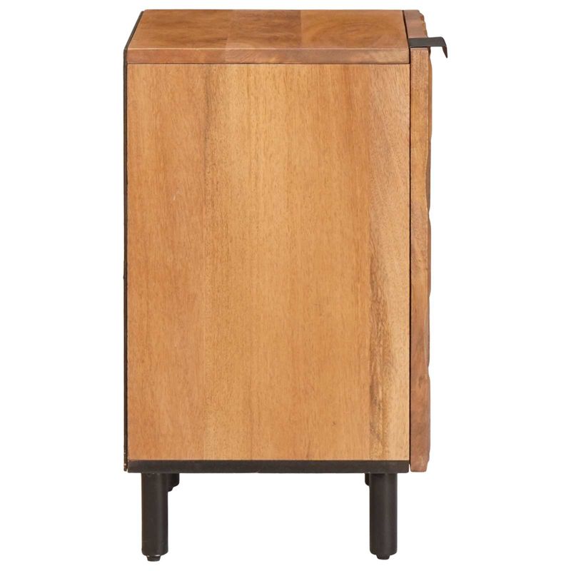 Casa si Gradina - Mobilier - Mobilier baie - Comode baie - Dulap de Baie cu raft Maro 38 x 33 x 58 cm Lemn de mango solid - Infinity.ro