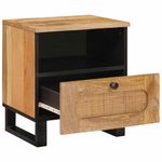 Casa si Gradina - Mobilier - Comode si corpuri - Noptiere - Dulap de noapte cu sertar 2 pcs natural 40 x 33 x 46 cm - Infinity.ro