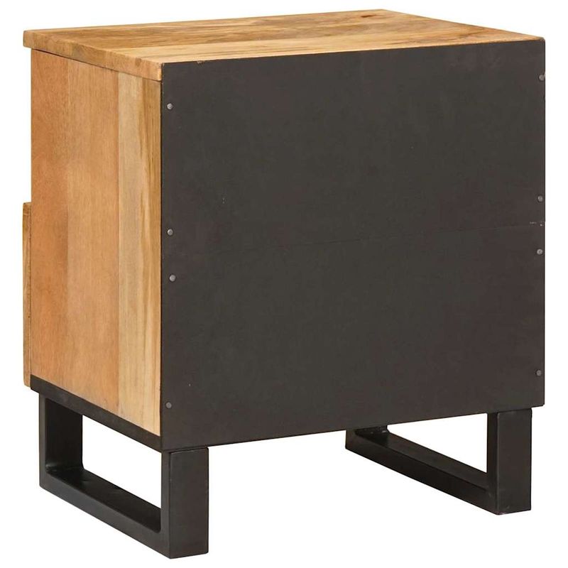 Casa si Gradina - Mobilier - Comode si corpuri - Noptiere - Dulap de noapte cu sertar 2 pcs natural 40 x 33 x 46 cm - Infinity.ro