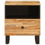 Casa si Gradina - Mobilier - Comode si corpuri - Noptiere - Dulap pentru pat Maro 40 x 33 x 46 cm Lemn de mango solid - Infinity.ro