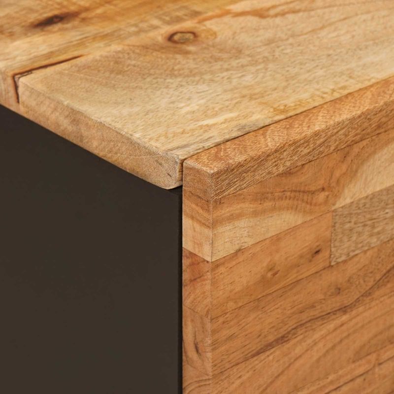 Casa si Gradina - Mobilier - Comode si corpuri - Noptiere - Dulap de noapte Maro 40 x 33,5 x 46 cm Lemn de mango solid - Infinity.ro