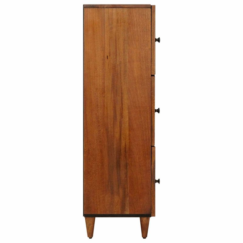 Casa si Gradina - Mobilier - Dulapuri si sifoniere - Dulapuri - Bufet cu usa castan 40 x 33,5 x 110 cm Lemn de mango solid - Infinity.ro