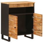 Casa si Gradina - Mobilier - Dulapuri si sifoniere - Dulapuri - Dulap lateral cu usa Maro 60 x 33,5 x 75 cm Lemn de mango solid - Infinity.ro