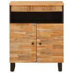 Casa si Gradina - Mobilier - Dulapuri si sifoniere - Dulapuri - Dulap lateral cu usa Maro 60 x 33,5 x 75 cm Lemn de mango solid - Infinity.ro