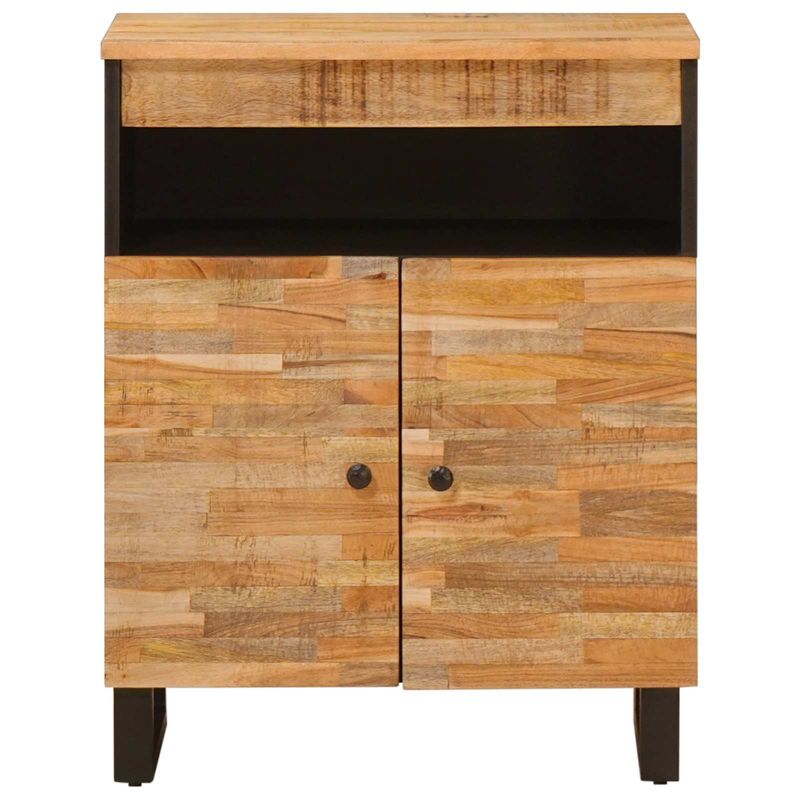 Casa si Gradina - Mobilier - Dulapuri si sifoniere - Dulapuri - Dulap lateral cu usa Maro 60 x 33,5 x 75 cm Lemn de mango solid - Infinity.ro